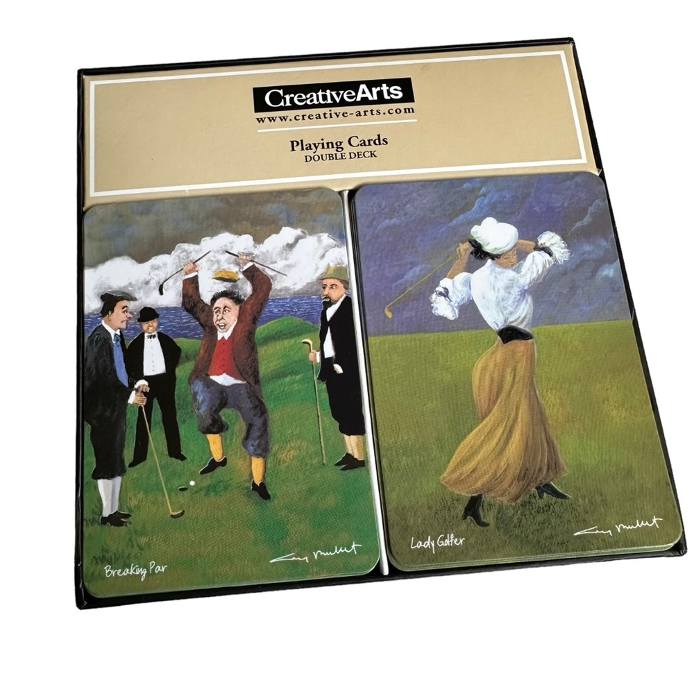 Creative Arts Golf Playing Cards